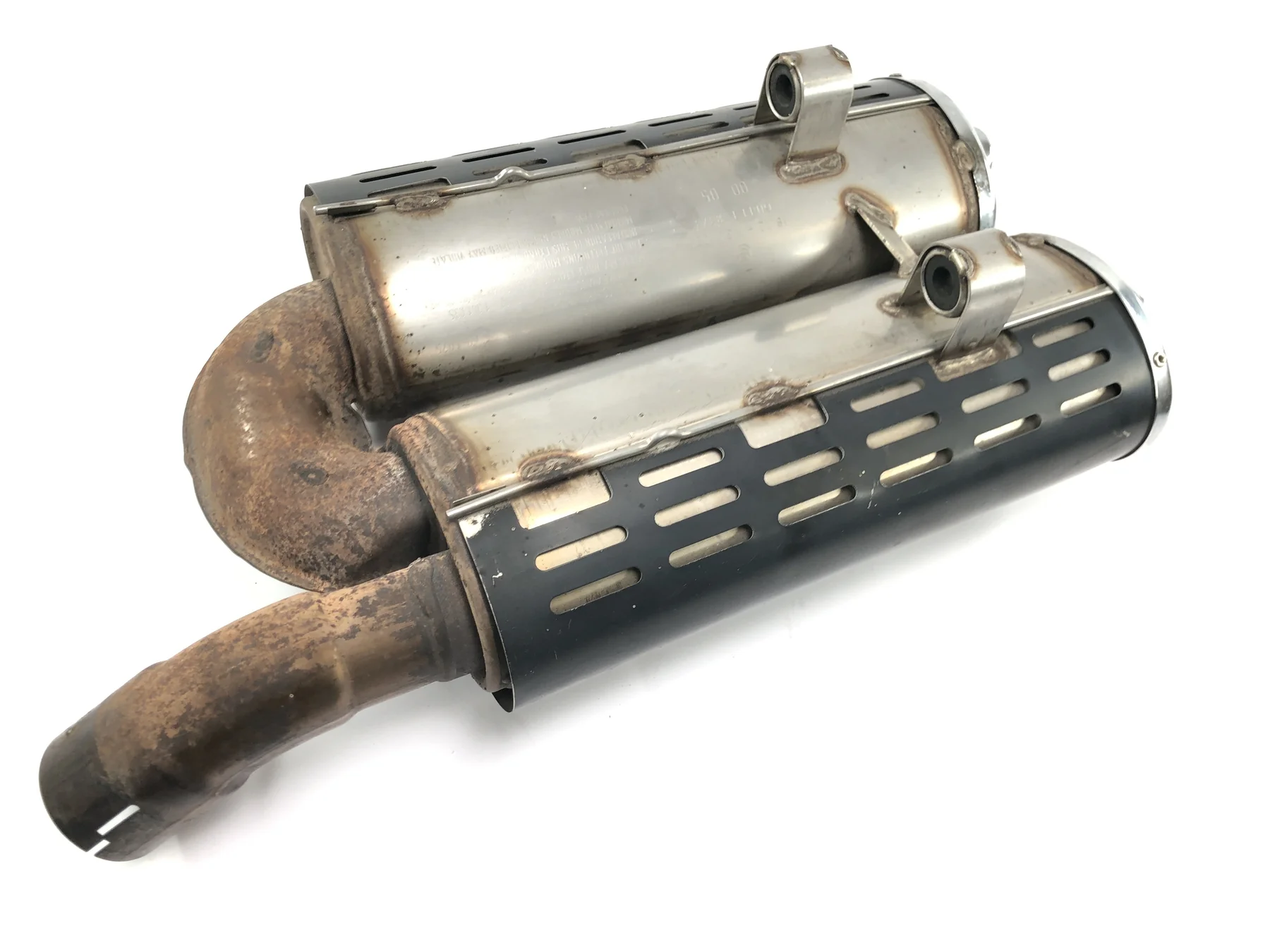 BMW R 1100 S R2S [2000] - Auspuff Endschalldämpfer Endtopf Doppel-Schalldämpfer original - Image 4