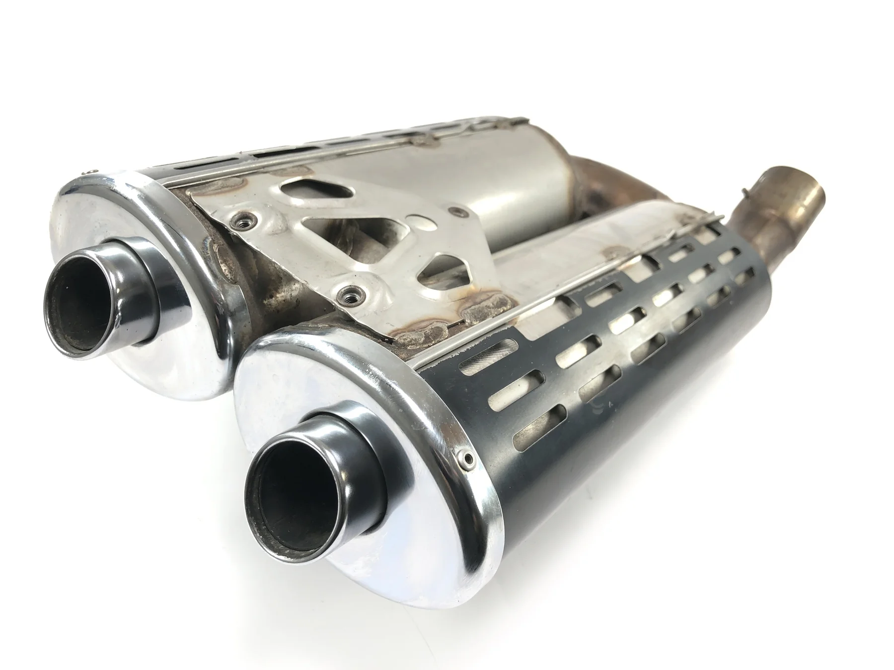 BMW R 1100 S R2S [2000] - Auspuff Endschalldämpfer Endtopf Doppel-Schalldämpfer original - Image 5