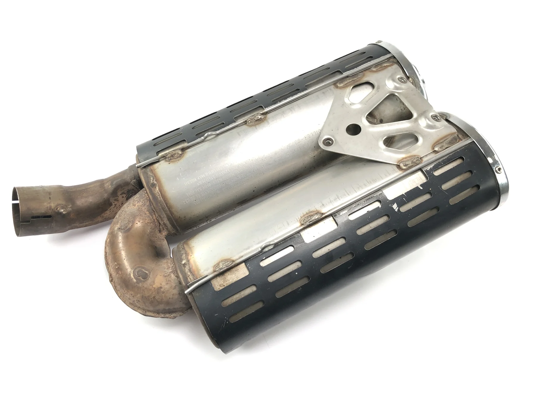 BMW R 1100 S R2S [2000] - Auspuff Endschalldämpfer Endtopf Doppel-Schalldämpfer original - Image 8