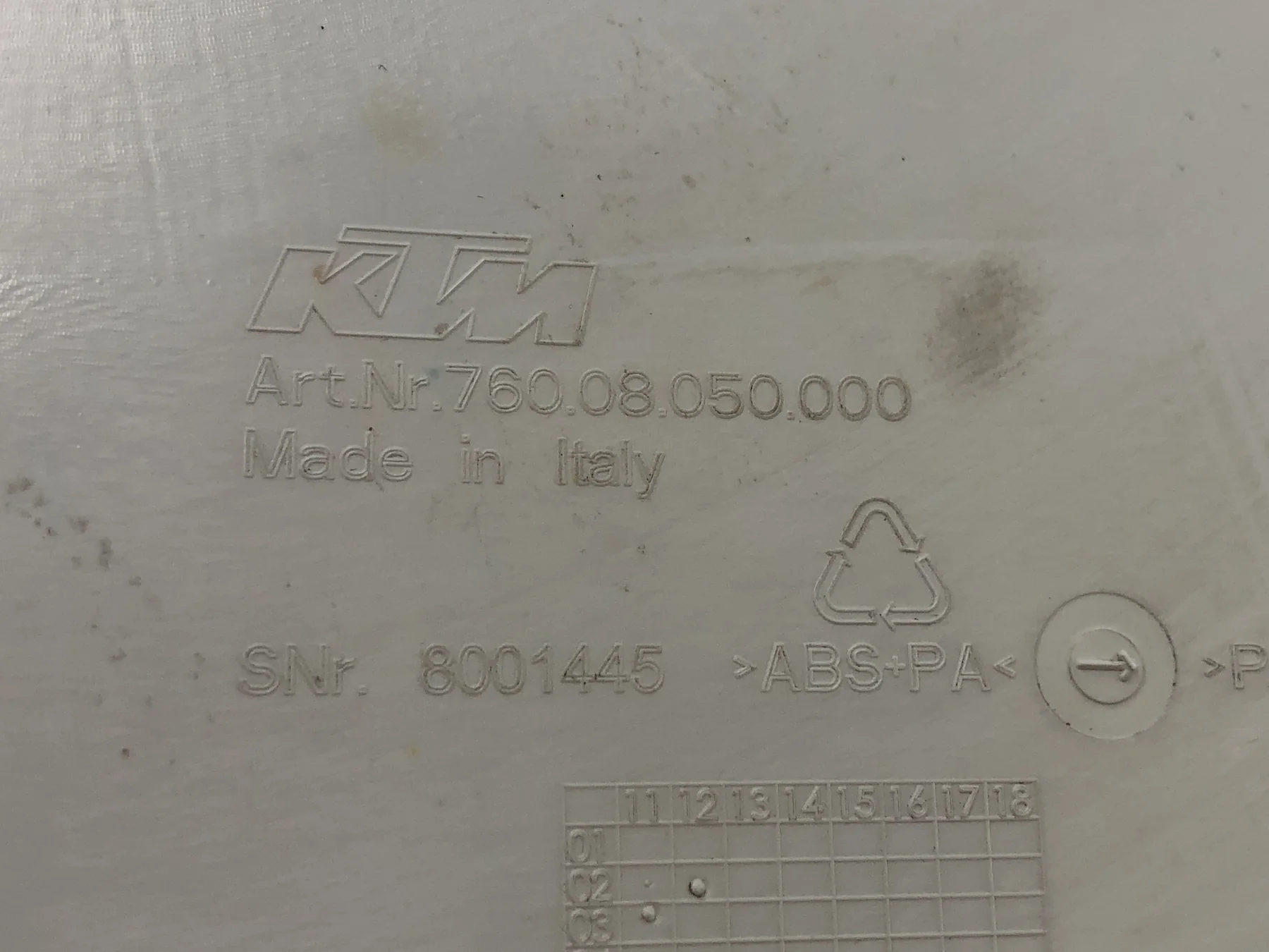 KTM Duke 690 A3 [2012] - Tankverkleidung links Seitenverkleidung Verkleidung - Image 3